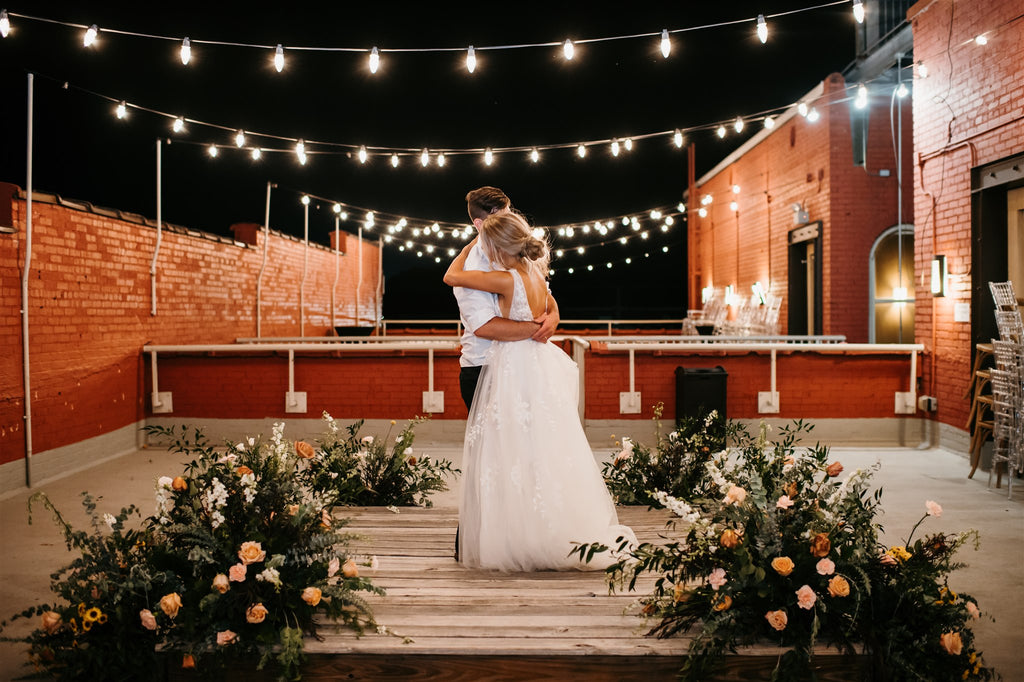 Rooftop Wedding in Conway, Arkansas