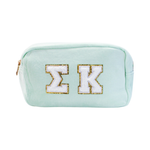 Chenille Sorority Cosmetic Bag