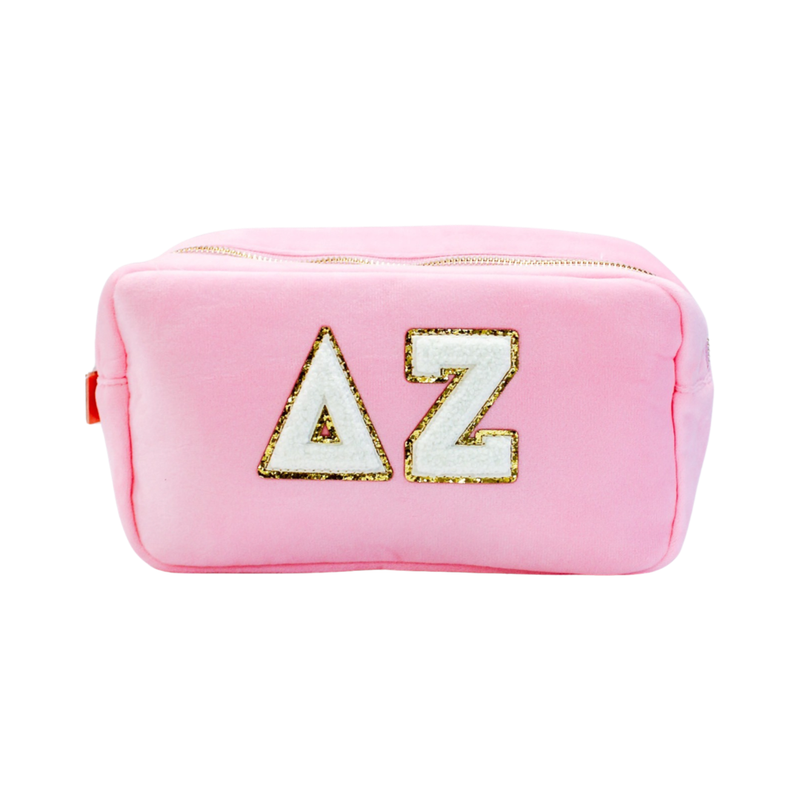 Chenille Sorority Cosmetic Bag