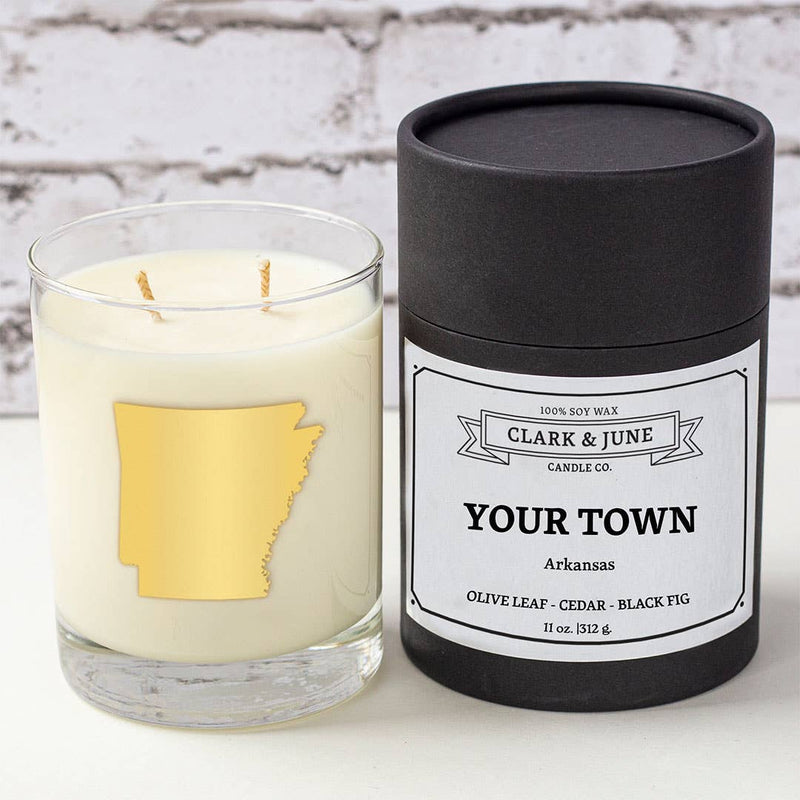 Arkansas 11oz Soy Candle- Orange Blossom, Bamboo, Musk scent