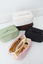 Rosemary Leather Makeup Bag