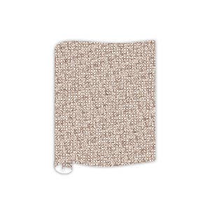 Brown Crosshatch Pattern Table Runner