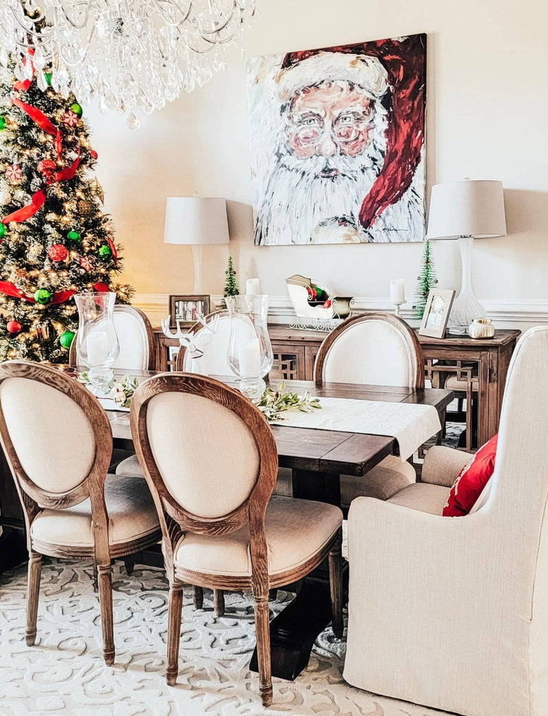 "Checking It Twice" canvas print