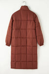 Quilted Puffer Mid-Length Coat