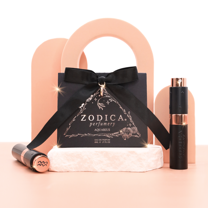 Zodiac Perfume Twist & Spritz Travel Spray Gift Set 8ml