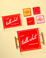 Snarky Red | Set of 4 Coasters