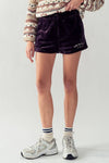 CHECKERED SHERPA FLEECE SHORTS