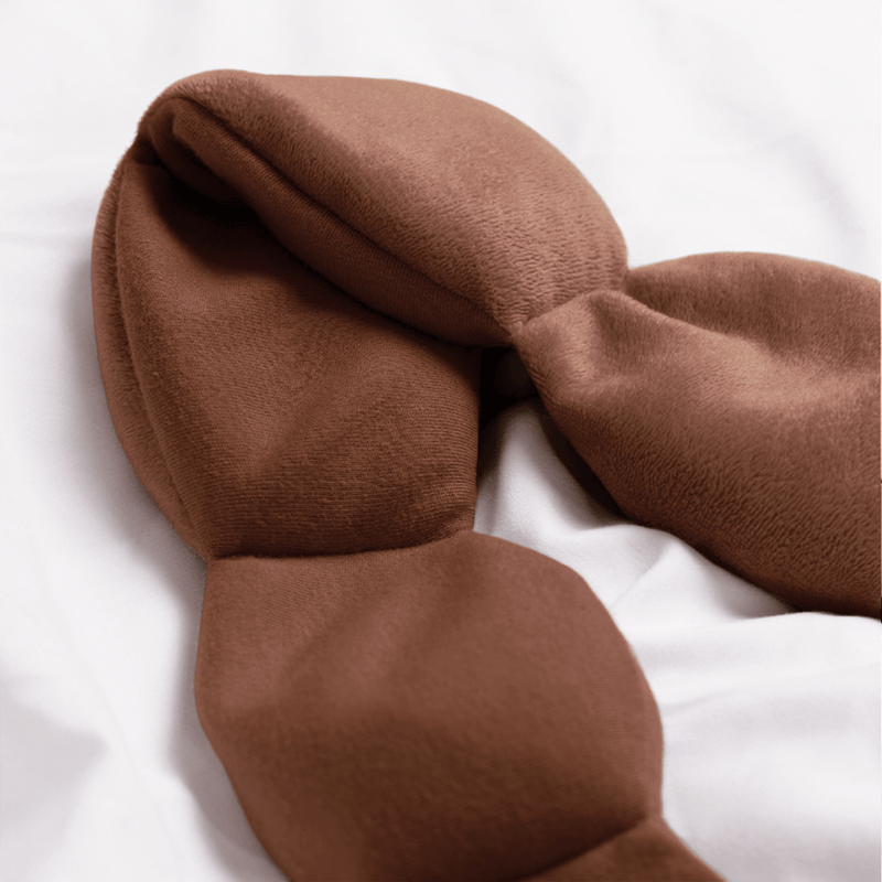 Mocha Weighted Sleep Mask - Eye Mask