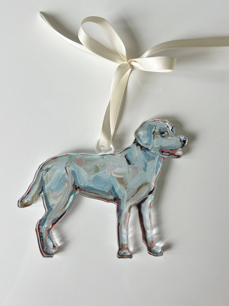 "White Lab" ornament