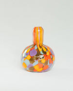 Glass Blown Jester Mini Vase: Straight Vase