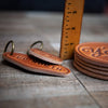 Racehorse Leather Coasters- Set of 4