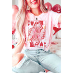 CHAMPAGNE QUEEN OF HEARTS Graphic Tee