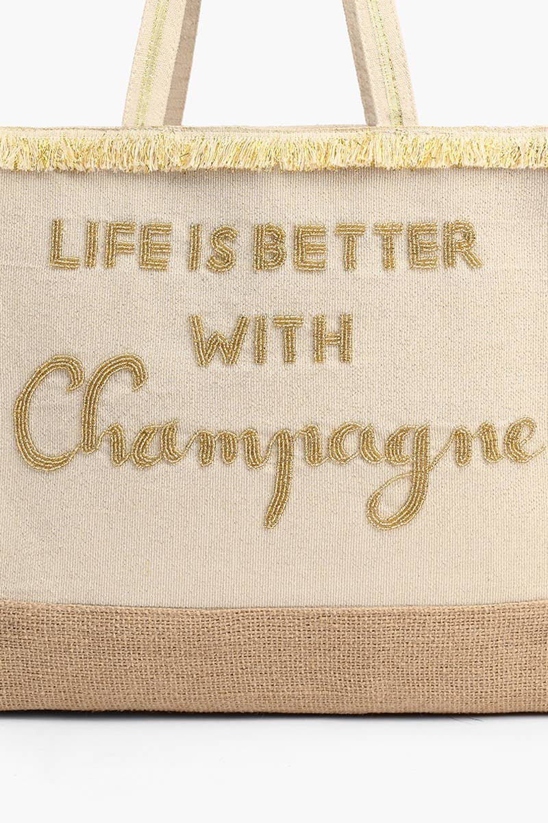 Champagne Forever Tote