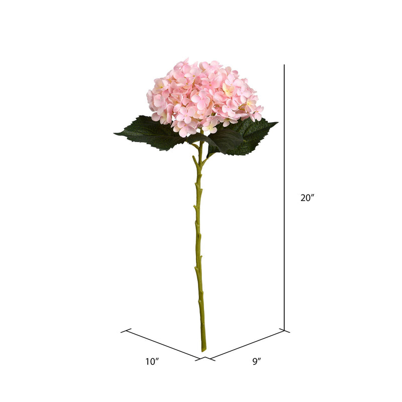 Vickerman 19" Pink Hydrangea Spray