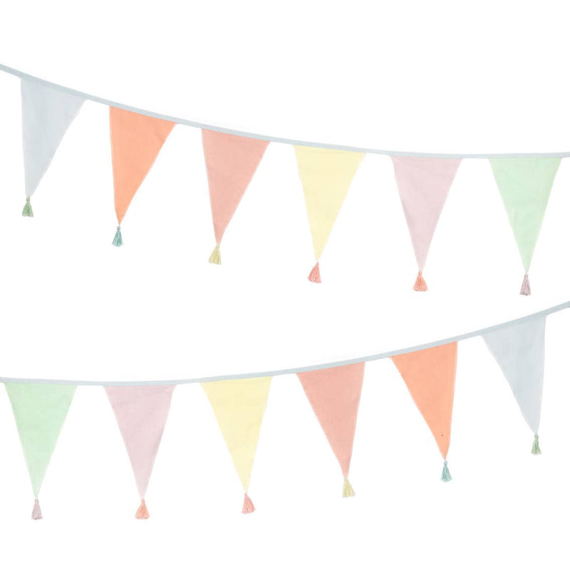 Pastel Fabric Bunting