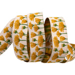 Blooms in Afternoon - 7/8" width - Meadow - 15 Yard Spool
