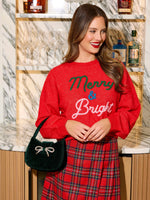 "MERRY & BRIGHT" SWEATER