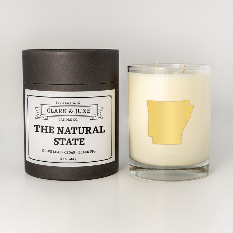 Natural State|Olive Leaf - Cedar - Black Fig 11oz Soy Candle