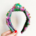 Hot Pink and Green Nutcracker Headband