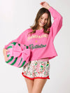 "Champagne & Mistletoe" Lounge Sweatshirt
