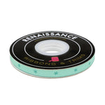 Hearts and Sparks - Spark in Mint 3/8" - by Melody Miller - 15 Yard Spool