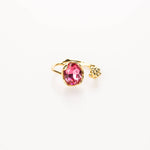 Emma Crystal Adjustable Birthstone Ring