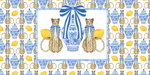 5.5x11 CHINOISERIE trinket tray insert set of 5
