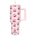 Cherry Bow 38 Oz Tumbler Cup