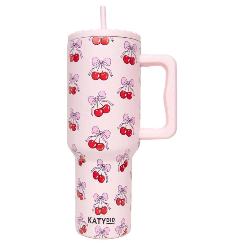 Cherry Bow 38 Oz Tumbler Cup