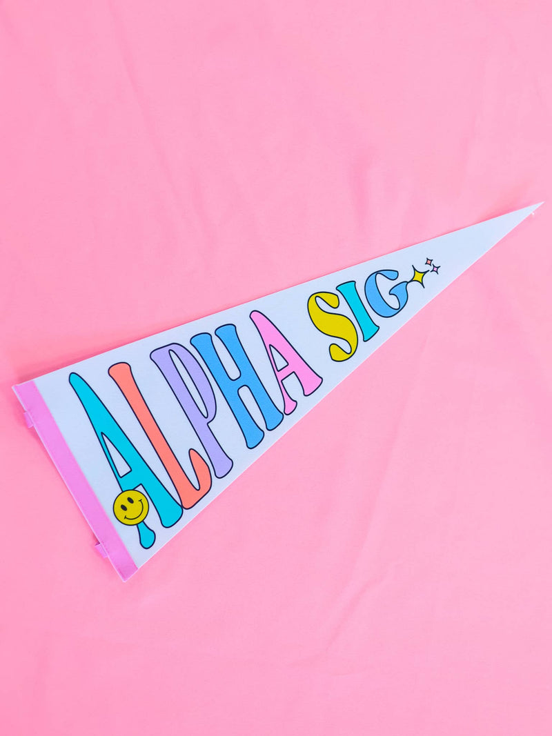 Sorority Party Pennant Flag