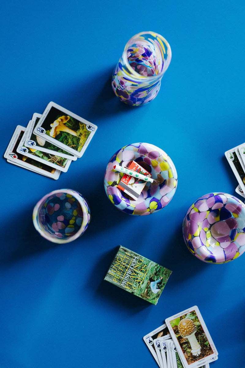 Glass Blown Slumber Party Bubble Bowl