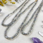 Nova// Labradorite Heishi Gemstone Beaded Necklace