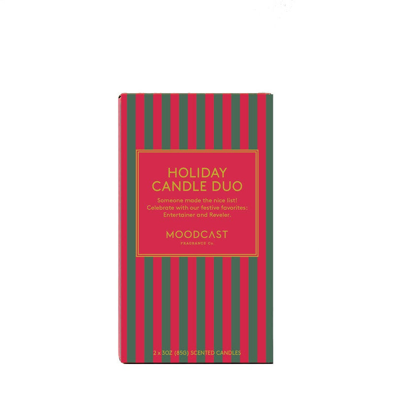 Seasonal Candle Duo - Persona - Entertainer & Reveler - 3 oz