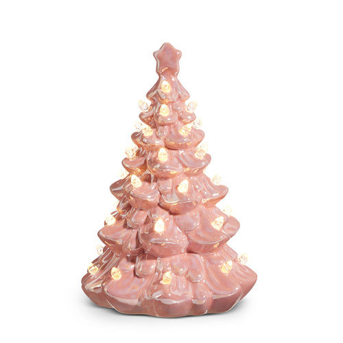 Lighted Pink Vintage Tree