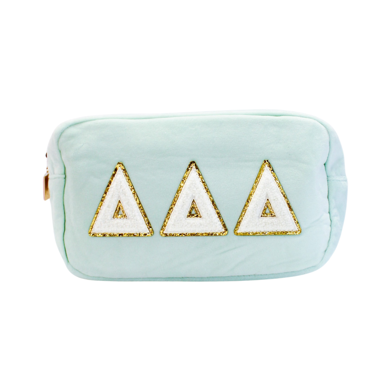 Chenille Sorority Cosmetic Bag