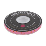 Mixtape - Starry in Vivid Pink - 3/8" - by Alexia Abegg - 15 Yard Spool