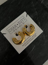 GOLD SMOOTH HOOPS