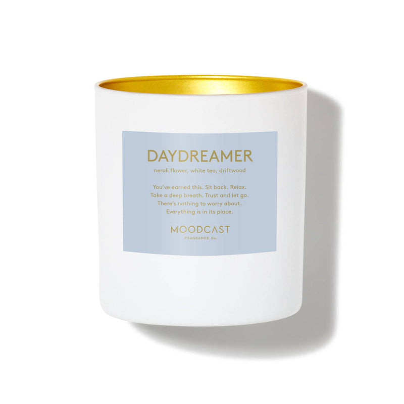 Daydreamer - White/Gold 8oz Coconut Wax Candle