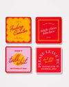 Snarky Red | Set of 4 Coasters