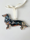 "Dachshund Black and Tan" ornament