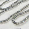 Nova// Labradorite Heishi Gemstone Beaded Necklace