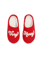Very Merry Slippers, Red