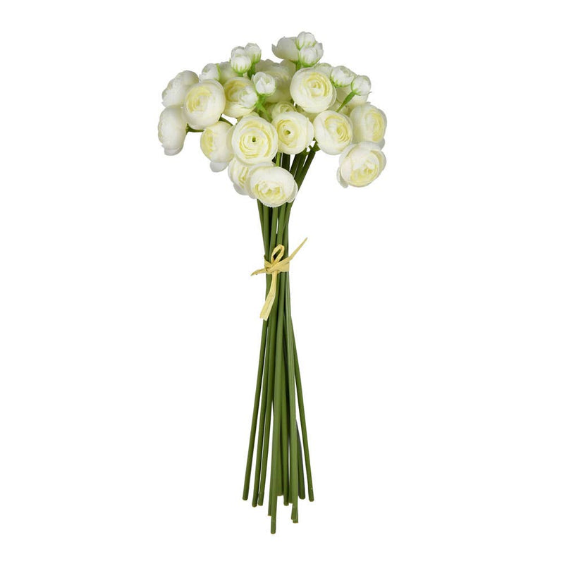 Vickerman 15.5'' Artificial Cream Lotus Bundle.