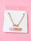 Rhinestone Sorority Necklace