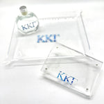 Sorority Acrylic Pinch Tray - Patterned Greek Letters