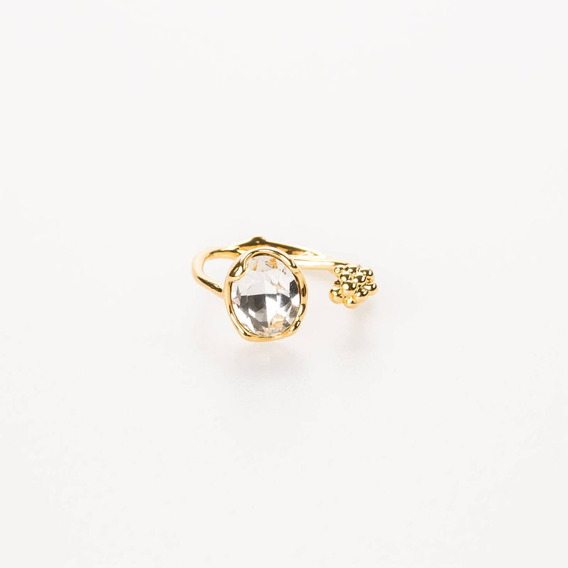 Emma Crystal Adjustable Birthstone Ring