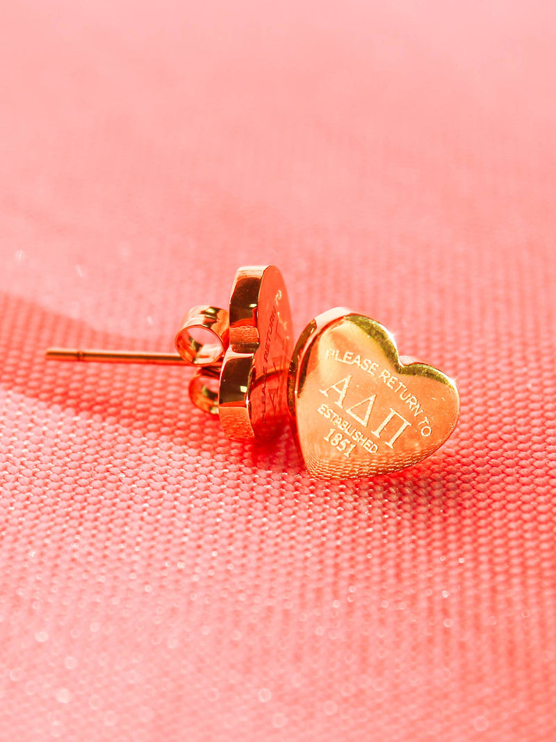 Sorority Heart Earrings