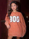 BOO CORDED SWEATSHIRT