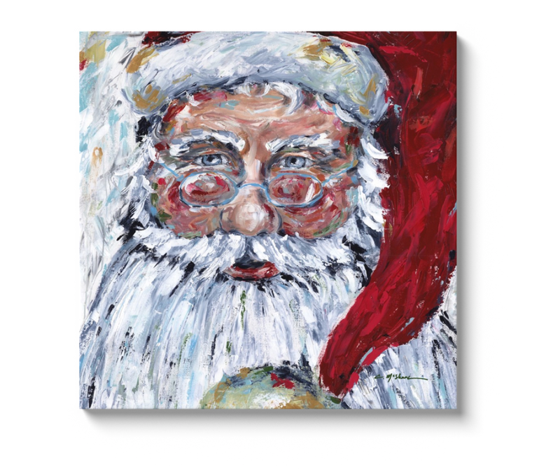 "Checking It Twice" canvas print