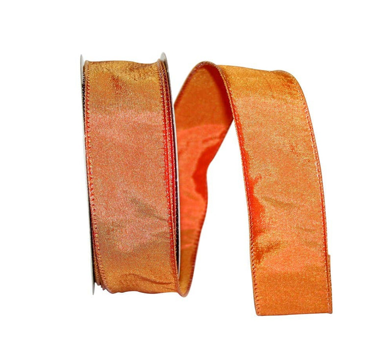 Katy May Elegance Wired Edge, Burnt Orange, 1-1/2 In